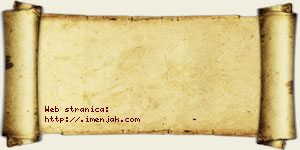 Jakov Simjanović vizit kartica